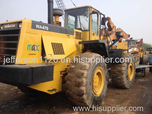 wa470 komatsu wheel loader for sale 35000USD