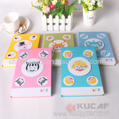 Cute hardcover school notebooks cheap stationery iterms