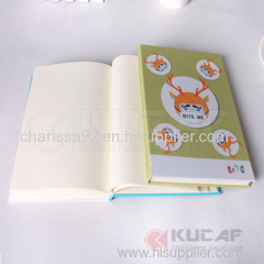 Cute hardcover school notebooks cheap stationery iterms