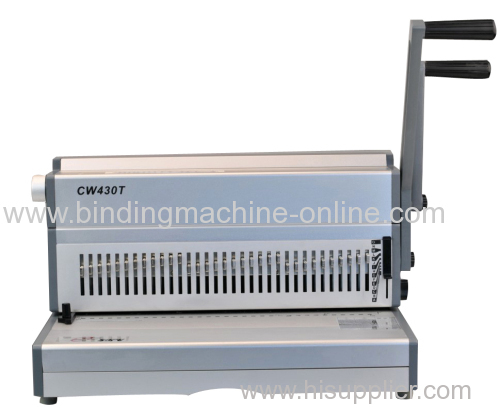 Heavy duty office manual wire binding machine CW430T