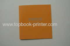 160pt uncoated paper cover silver stamping softbound book