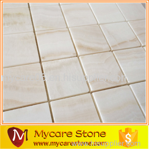 New design white onxy marble mosaics