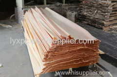 Grade ABC 2500*1270*0.32mm rotary cut natural redwood plywood veneer gurjan face veneer for plywood