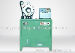 hose swaging machine and hydraulic equipment