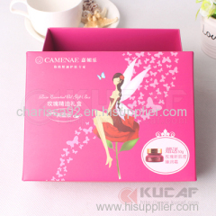 Custom printed paper box luxury cosmetic packaging box