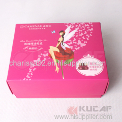 Custom printed paper box luxury cosmetic packaging box