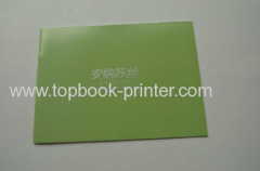 B5 160# uncoated paper cover saddle stitching softcover book design or printing online