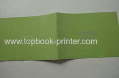 B5 160# uncoated paper cover saddle stitching softcover book design or printing online