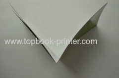 B5 160# uncoated paper cover saddle stitching softcover book design or printing online