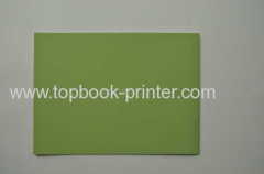 B5 160# uncoated paper cover saddle stitching softcover book design or printing online