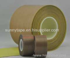 supply excellent quality teflon/PTFE coated fiberglass heat tape with high pressure insulation