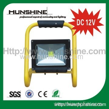 DC 12V 20w led flood light rechargeable