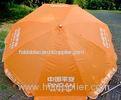 Windproof Orange Beach Umbrella