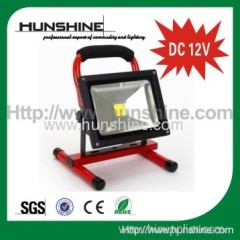 DC 12V rechargeable 30w led flood light