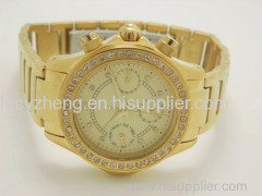 Diamond watch for woman stainless steel watch