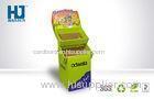 CMYK Color Cookies Custom Cardboard Display , Supermarket Display Stand