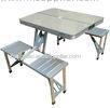 folding Camping aluminum table and chairs