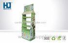 Foldable 3 Tiles Disassemble Beverage Display Floor Stand Shelf For Milk / Tea