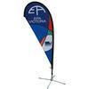 130g Polyester Full Color Outdoor Sport Beach Flag Banner / Windproof Sail Flag