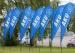 Beach Teardrop Flag Banner For Trade Show Display 3.8m , 2.25m , 2.75m , 3.1m Height
