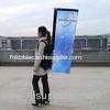 Portable Rectangular Backpack Flag Banner For Outdoor Camping Hiking And Travelling