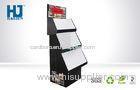 Floor Standing retail paper Cardboard Magazine Paper Display Rack Eco - friendly