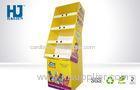 Eco Friendly Electronic Watch Cardboard Floor Display Rack For Supermarket / Shop