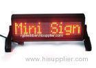 7.62mm GPRS car led sign With high brightness and definition epistar Resolution