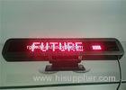 Red Programmable Moving Car LED Sign Display , scrolling LED display Board
