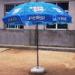 300D Oxford Heat Transfer Windproof Beach Umbrella 240cm Metal Pole / Outside Parasol