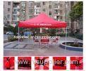 Logo Printed Easy Up Folding Gazebo Tent For Advetising / Trade Show Pop Up Tent