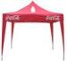 Red Coca Cola Instant Folding Gazebo Tent With Slant Leg / Canopy Party Tent