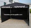 Rain Proof Aluminum 3 x 3 m Folding Gazebo Tent With 3 Full Walls / Picnic Canopy Tent
