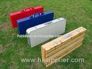 4 Seats Folding Camping Table And Chiars For Garden / Wooden Camping Table