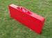 Luxury Durable Easy Cleaning Foldable Camping Table And Chairs In Plastic Red