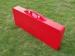 Luxury Durable Easy Cleaning Foldable Camping Table And Chairs In Plastic Red