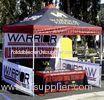 Colorful Printed Outside Promotion Folding Canopy Tent 8x8 ft , Portable Canopy Shelter