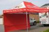Rust - Resistant Red 10 x 15 ft Folding Canopy Tent For Market / Canopy Wedding Tent