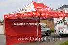 Rust - Resistant Red 10 x 15 ft Folding Canopy Tent For Market / Canopy Wedding Tent