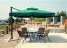 Aluminum Beach Cafe Cantilever Patio Umbrellas Outdoor with Stainless Steel Pole