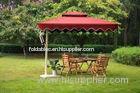 Hanging Banana 3.0M Outside Patio Umbrella Fabric / Leisure Patio Furniture Umbrella