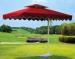 Red Huge Polyester 170T 190T Outdoor Patio Umbrellas For Coffee Shop / Lakeside