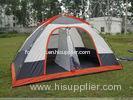 Ultralight Aluminum And Oxford Nylon Waterproof Camping Tent / 2 Bedroom Tent