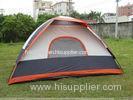Non - toxic Rainproof 210T Polyester Trip Waterproof Camping Tent With Fiberglass Pole