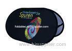 Black Pop Up display Banner 100x200cm / Outdoor Double Sided Banners