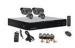 1/4" CMOS AHD DVR 2 Camera Security System For Home , 1.0 Megapixel Camera