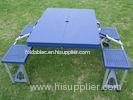 Fashion Full Color ABS Folding Camping Table And 4 Stools / Small PP Chiars