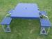Fashion Full Color ABS Folding Camping Table And 4 Stools / Small PP Chiars