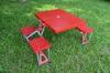 Stainproof Plastic ABS Folding Camping Table And Chairs For Indoor / Outdoor