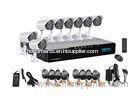 Network DVR 8 Camera Security System H.264 Video Compression RS-485